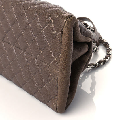 Chanel Metallic Caviar Quilted Medium Just Mademoiselle Beige 10 of 10