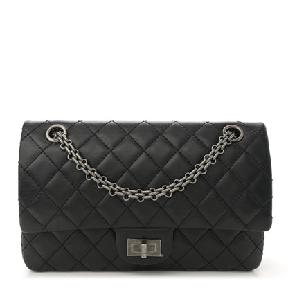 Chanel Aged Calfskin Quilted 2.55 Reissue 225 Flap Black 1 of 11