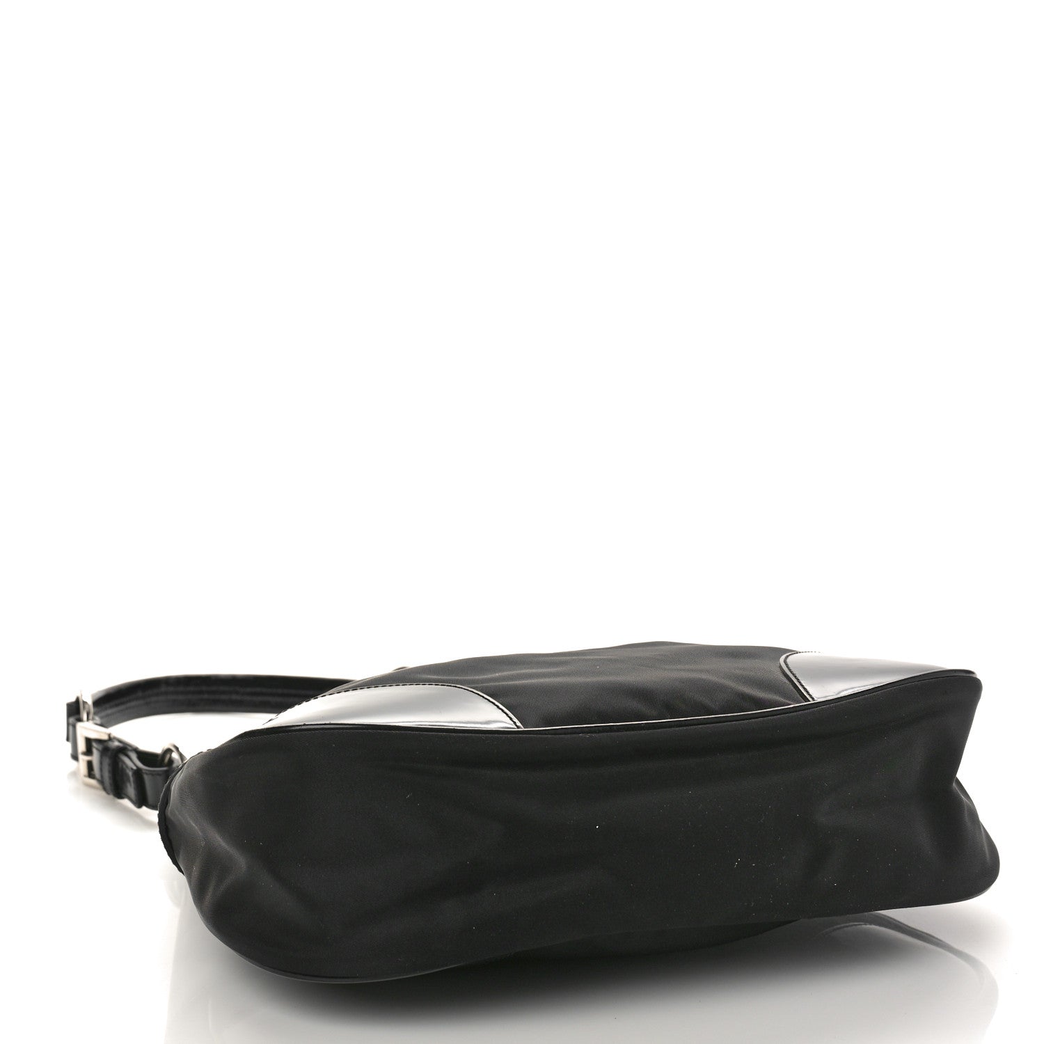 Prada Tessuto Nylon Vitello Hobo Black 4 of 9