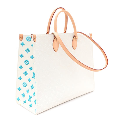 Louis Vuitton Jacquard Monogram Miami Onthego GM 3 of 10