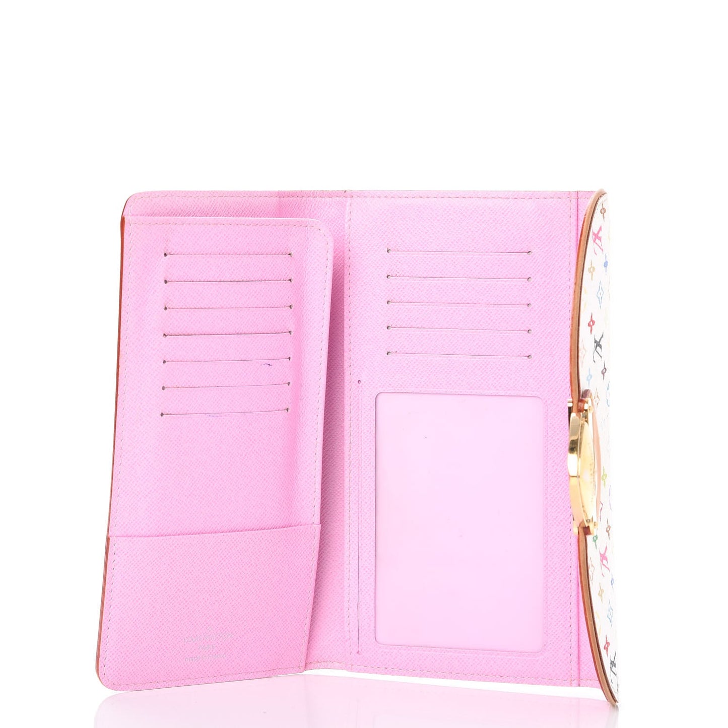 Monogram Multicolor Eugenie Wallet White Litchi