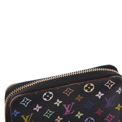 Louis Vuitton Monogram Multicolor Zippy Coin Purse Black Grenade 7 of 8