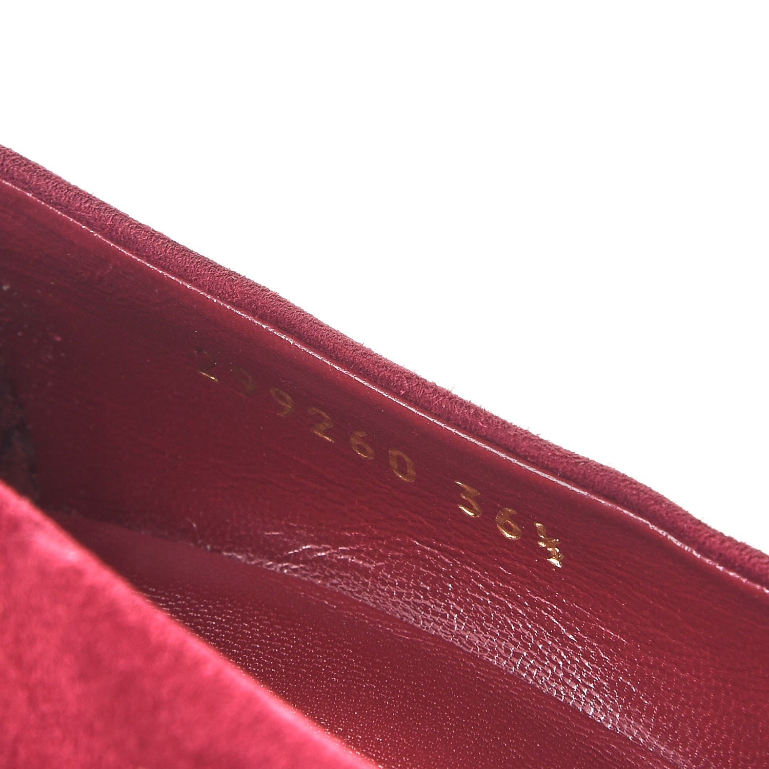 Gucci Suede Platform Pumps 36.5 Burgundy 11 of 11