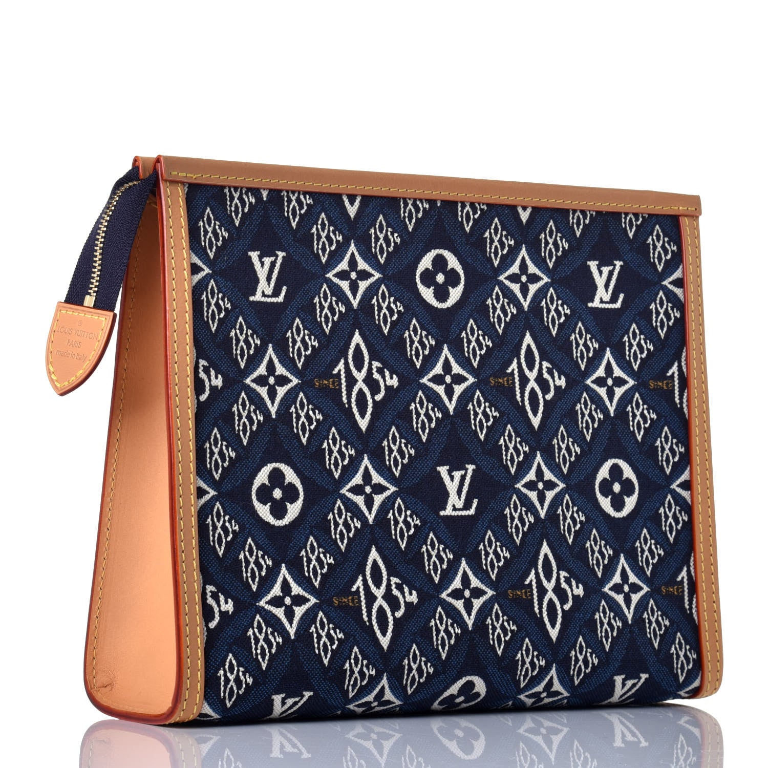 Louis Vuitton Jacquard Since 1854 Toiletry Pouch 26 Blue 3 of 9