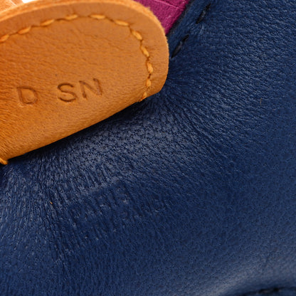 Hermes Milo Lambskin Grigri Rodeo Horse Bag Charm PM Bleu Saphir Rose Pourpre Bouton D'Or 3 of 4