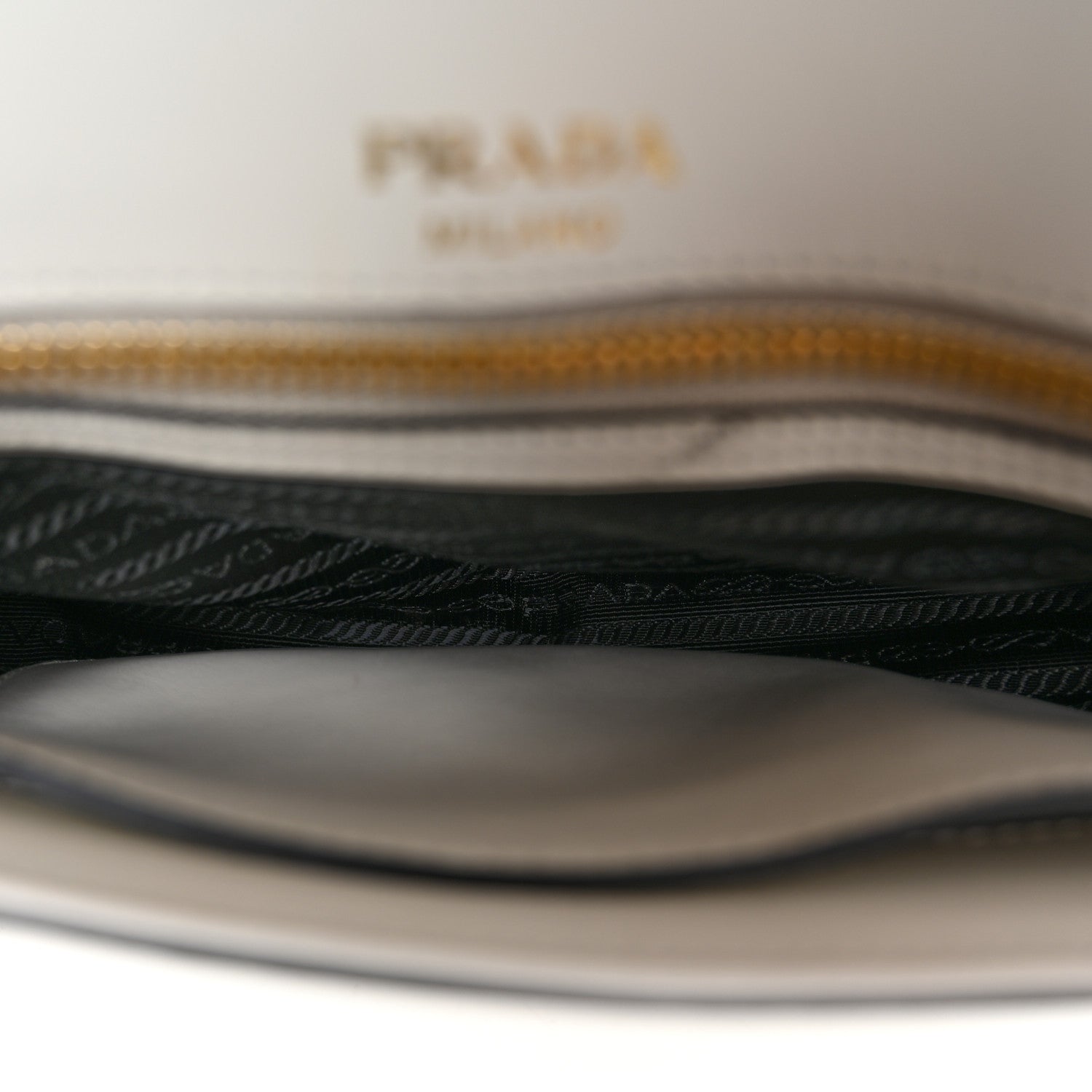Prada Saffiano Flap Shoulder Bag White 5 of 12