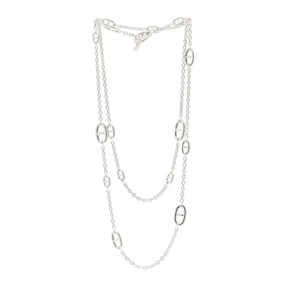 Hermes Sterling Silver Farandole Necklace 120 3 of 6