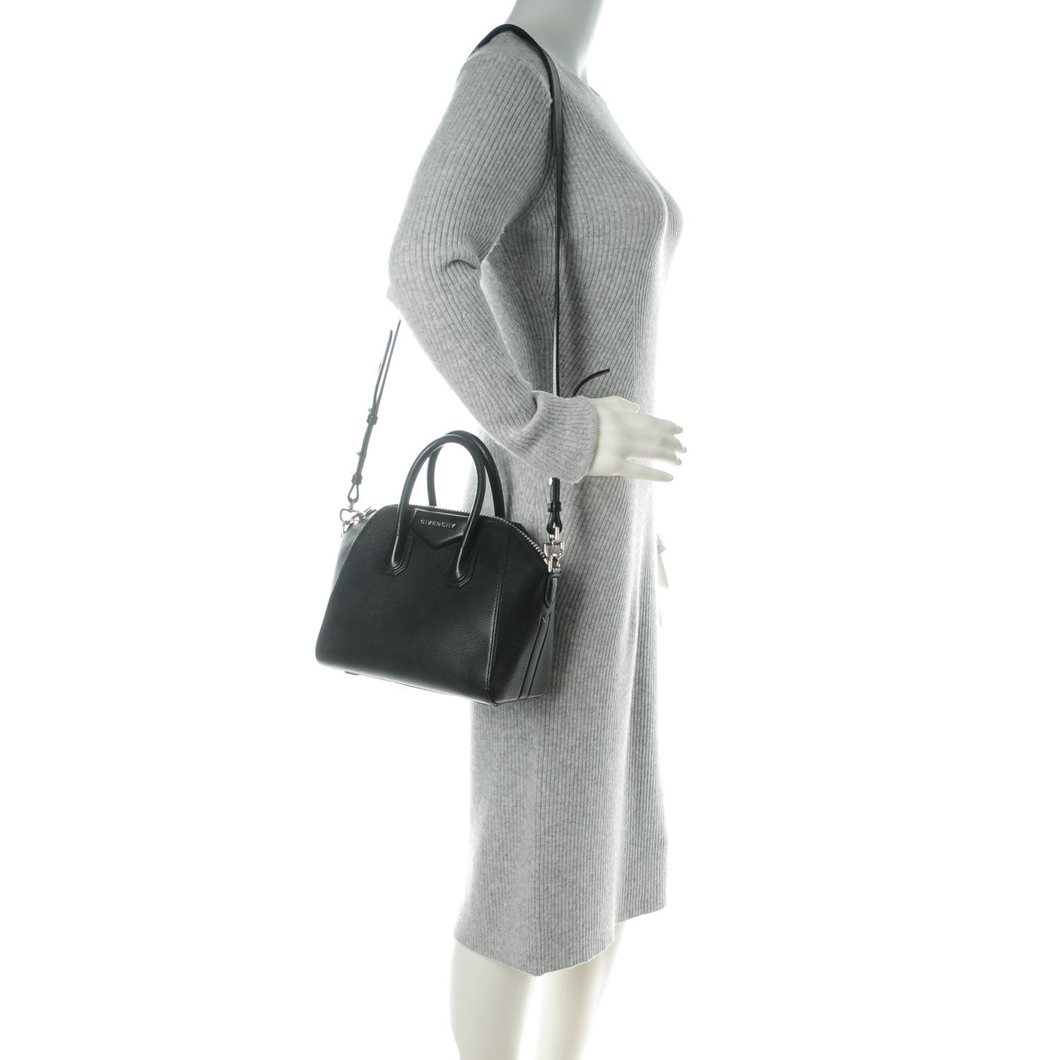 Givenchy Sugar Goatskin Mini Antigona Black 2 of 8