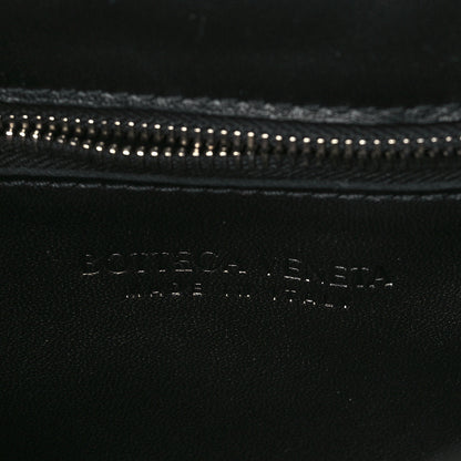 Bottega Veneta Lambskin Maxi Intreccio Small Cassette Crossbody Bag Black 6 of 9