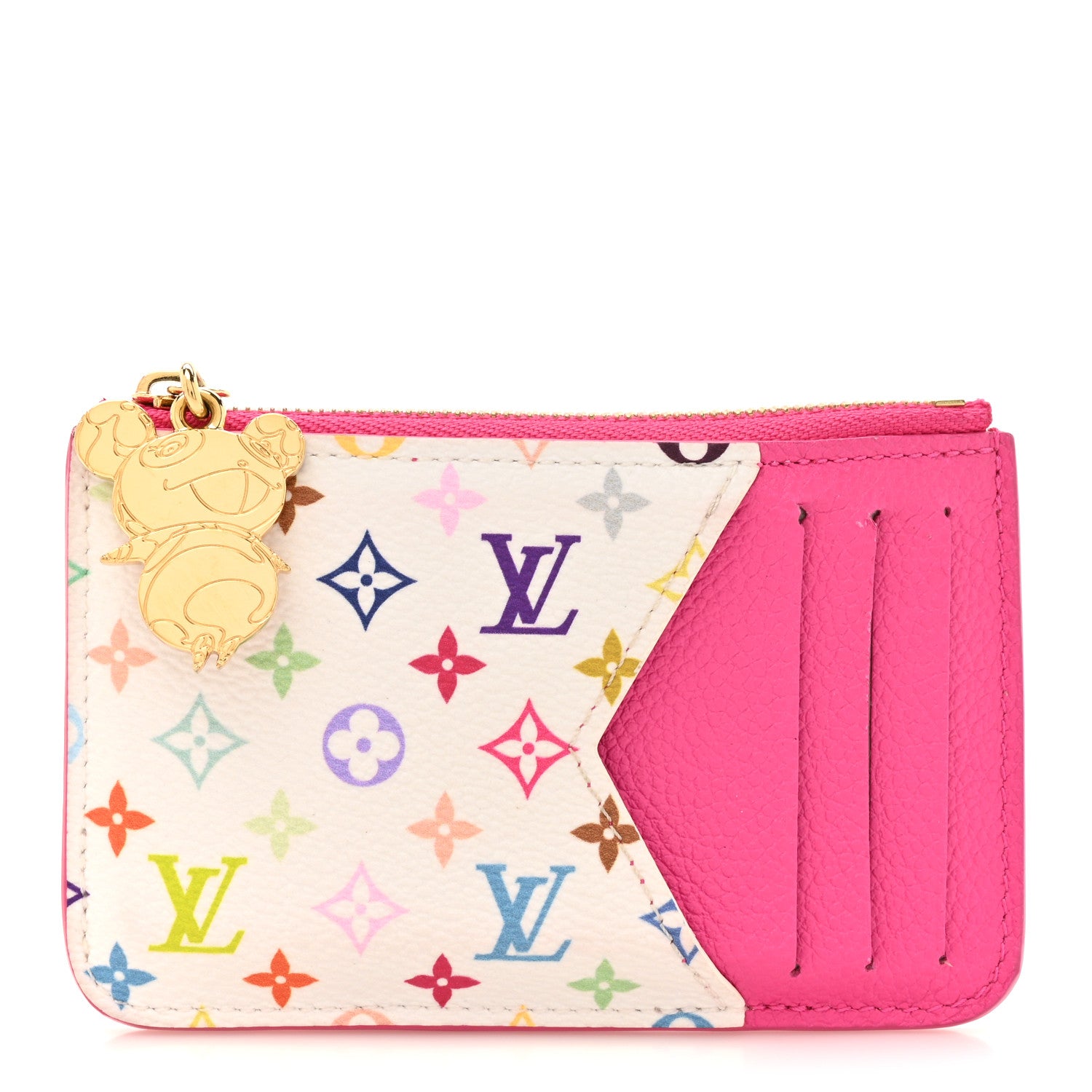 Louis Vuitton LV X TM Monogram Romy Card Holder Kawaii Pink 1 of 8