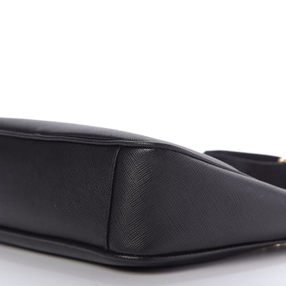 Prada Saffiano Lux Re-Edition 2005 Shoulder Bag Black 7 of 9