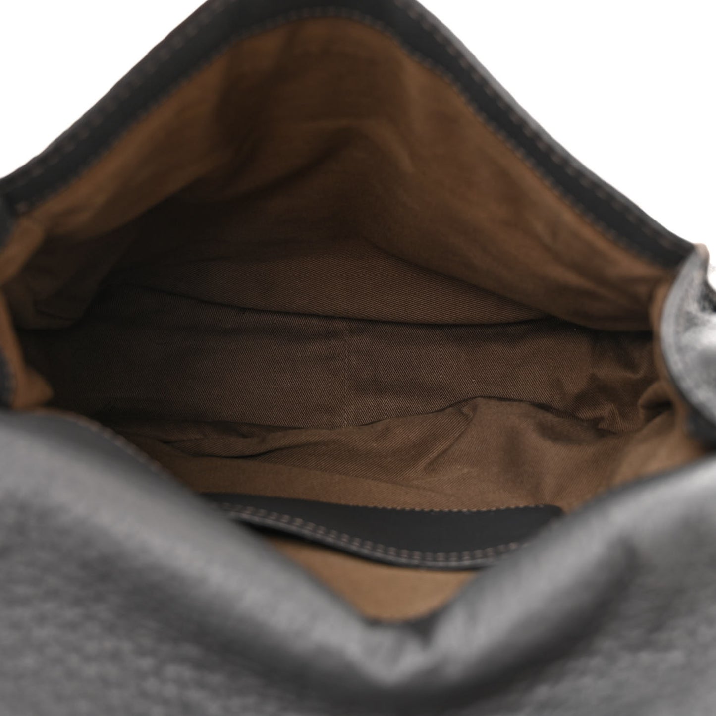Grained Calfskin Medium Marcie Saddle Bag Ash