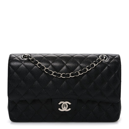 Chanel Caviar Quilted Medium Double Flap Black 1 of 10