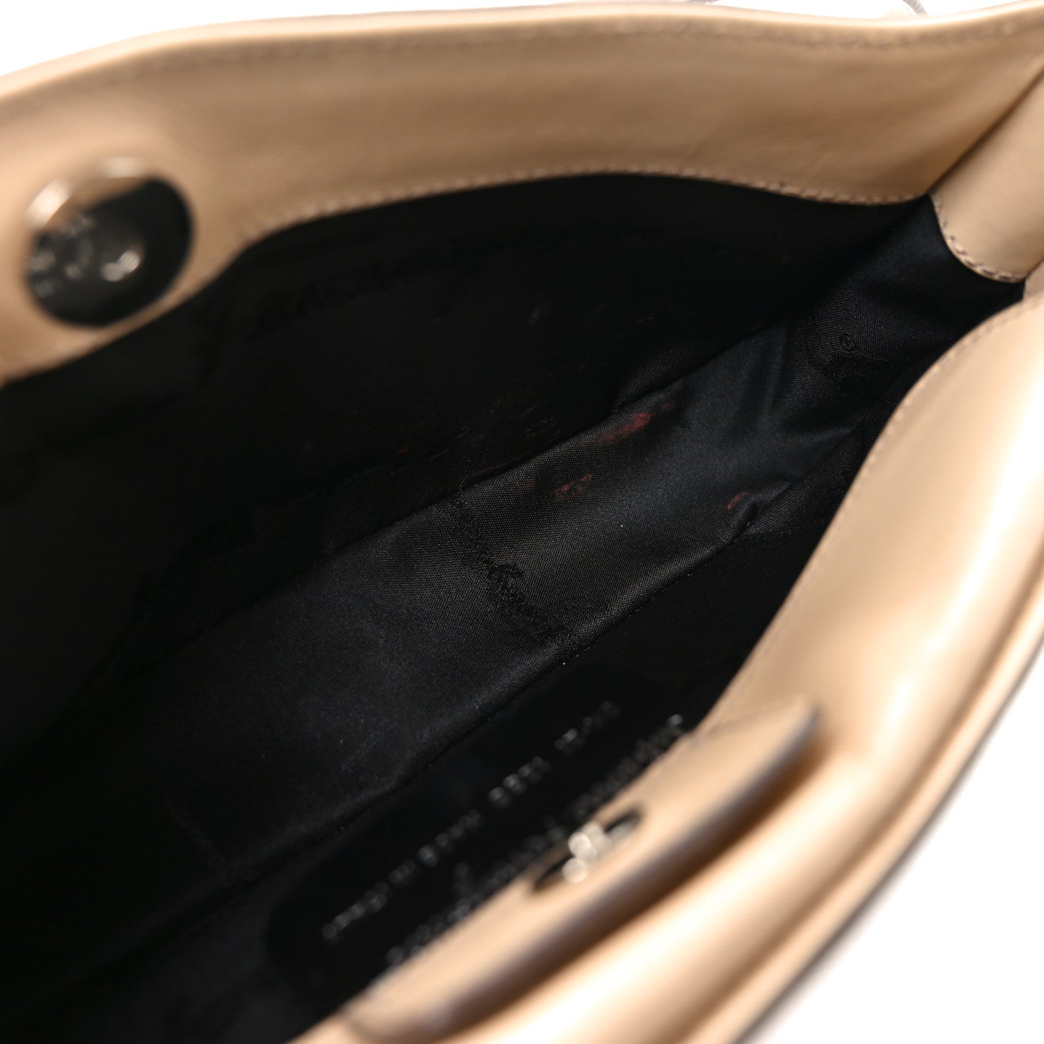 Salvatore Ferragamo Lizard Calfskin Shoulder Bag Beige 8 of 11