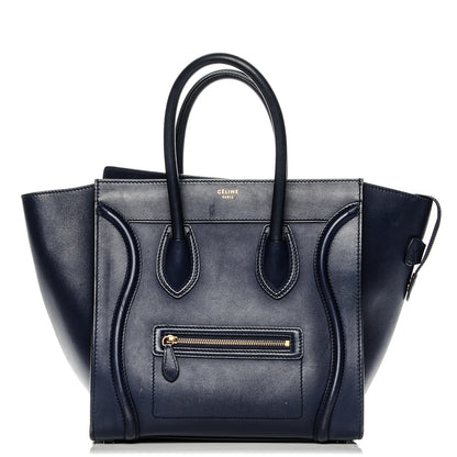 Celine Smooth Calfskin Mini Luggage Ink 1 of 17
