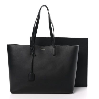 Saint Laurent Calfskin Large Shopping Tote Black 12 of 12
