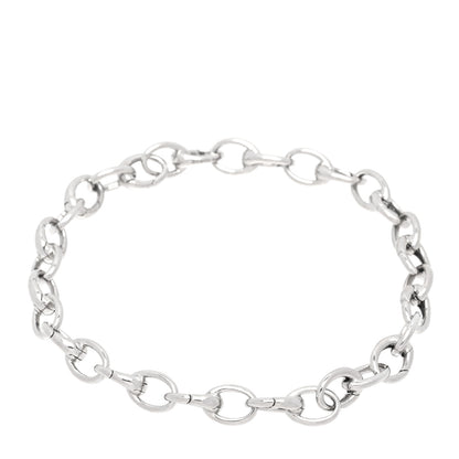 Tiffany Platinum Oval Clasping Link Bracelet 1 of 5