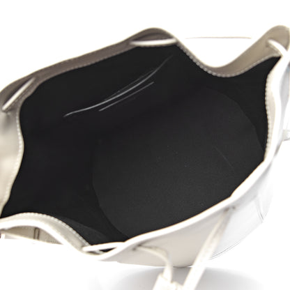 Saint Laurent Smooth Calfskin Medium Talitha Bucket Bag Vintage White 5 of 11