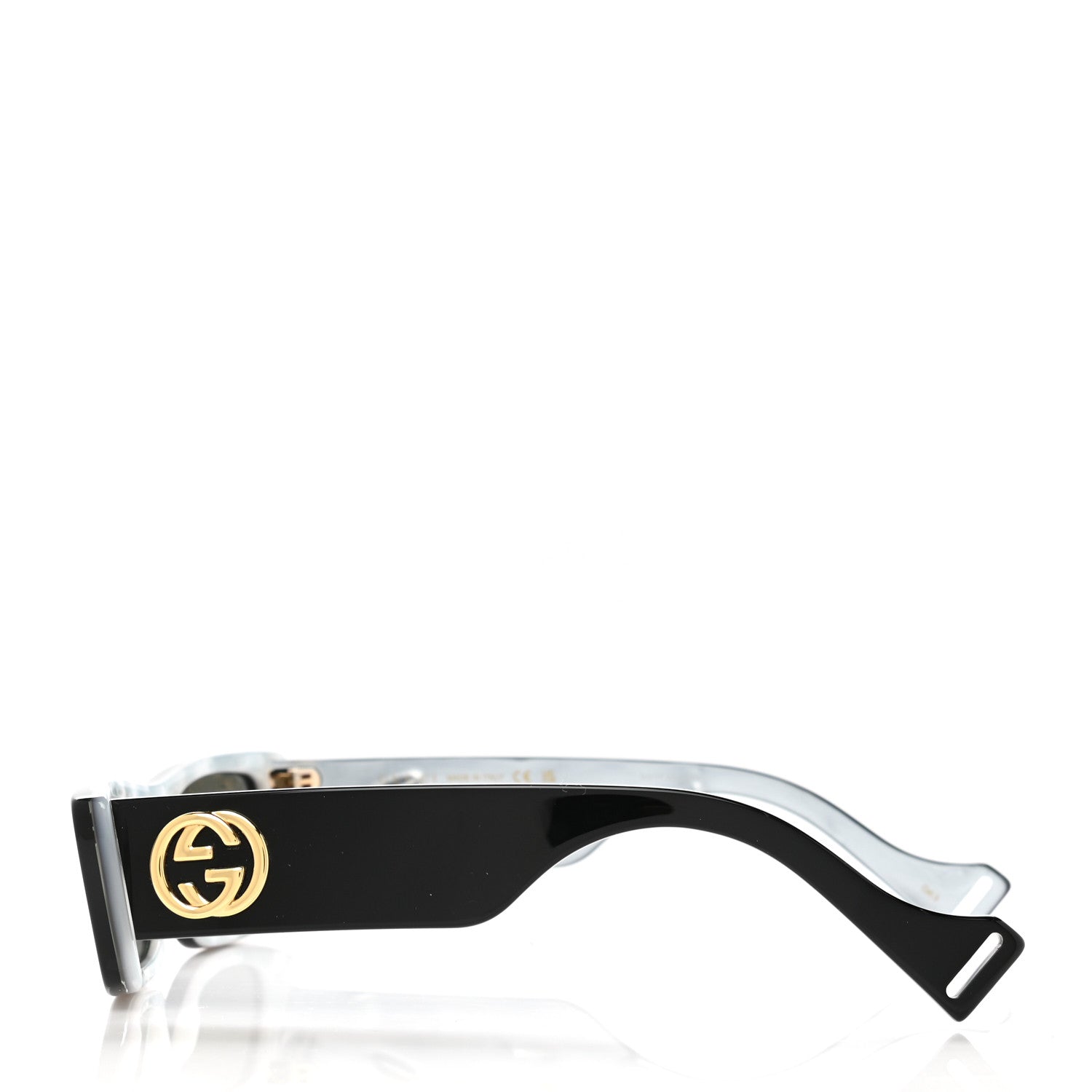 Gucci Acetate Rectangular Sunglasses GG0516S Black 3 of 8