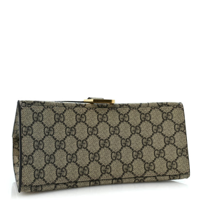 Balenciaga X GUCCI GG Supreme Monogram Small Hourglass Top Handle Bag Beige Ebony 4 of 11