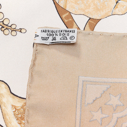 Hermes Silk Early America Scarf 90 3 of 3