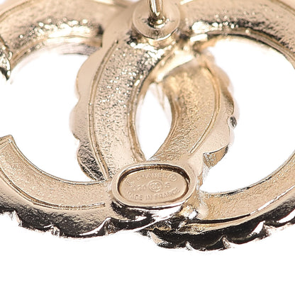 Chanel Pearl Queen of France CC Earrings Gold 4 of 4