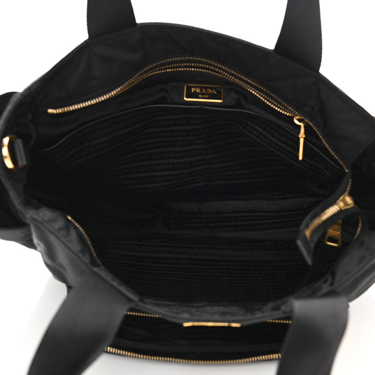 Nylon Vela Baby Bag Black