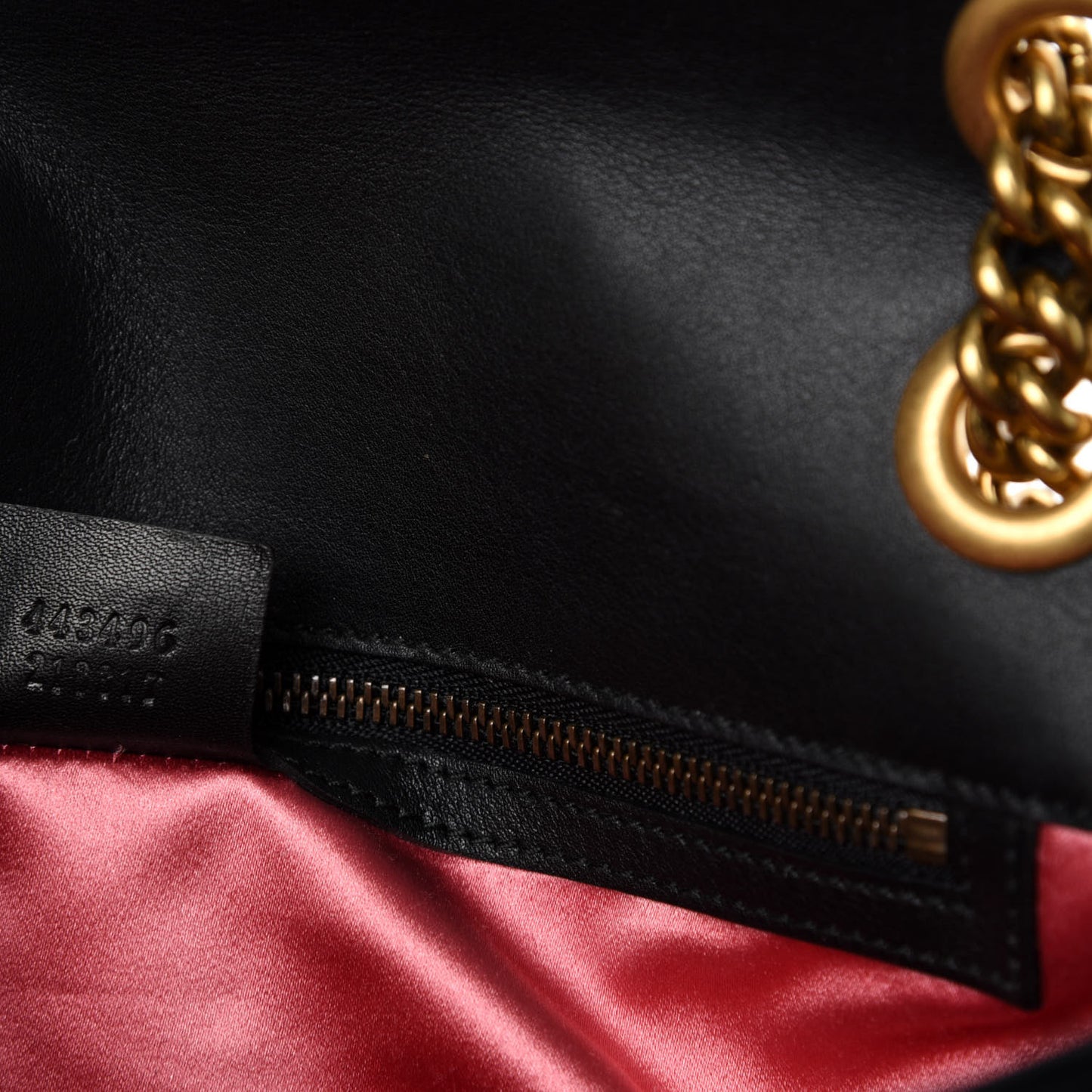 Velvet Matelasse Loved Embroidered Medium GG Marmont Shoulder Bag Black