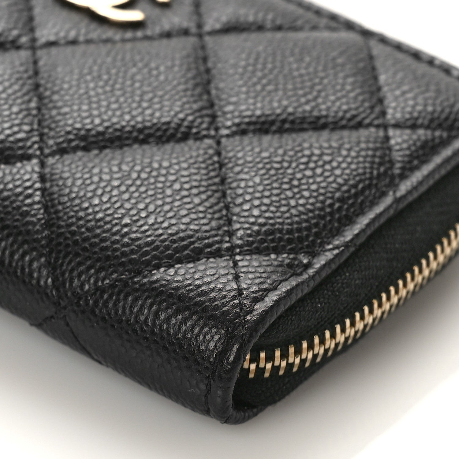 Chanel Caviar Quilted Key Holder Case Black 9 of 10
