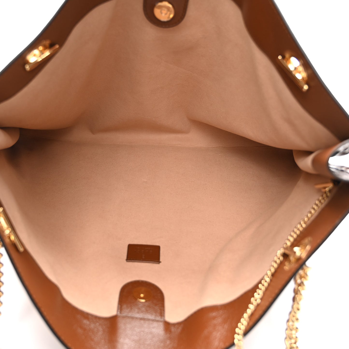 Calfskin Large Rajah Chain Tote Cuir
