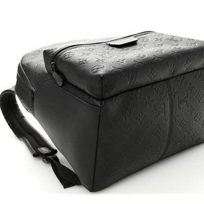 Louis Vuitton Calfskin Monogram Shadow Discovery Backpack  Black 8 of 9