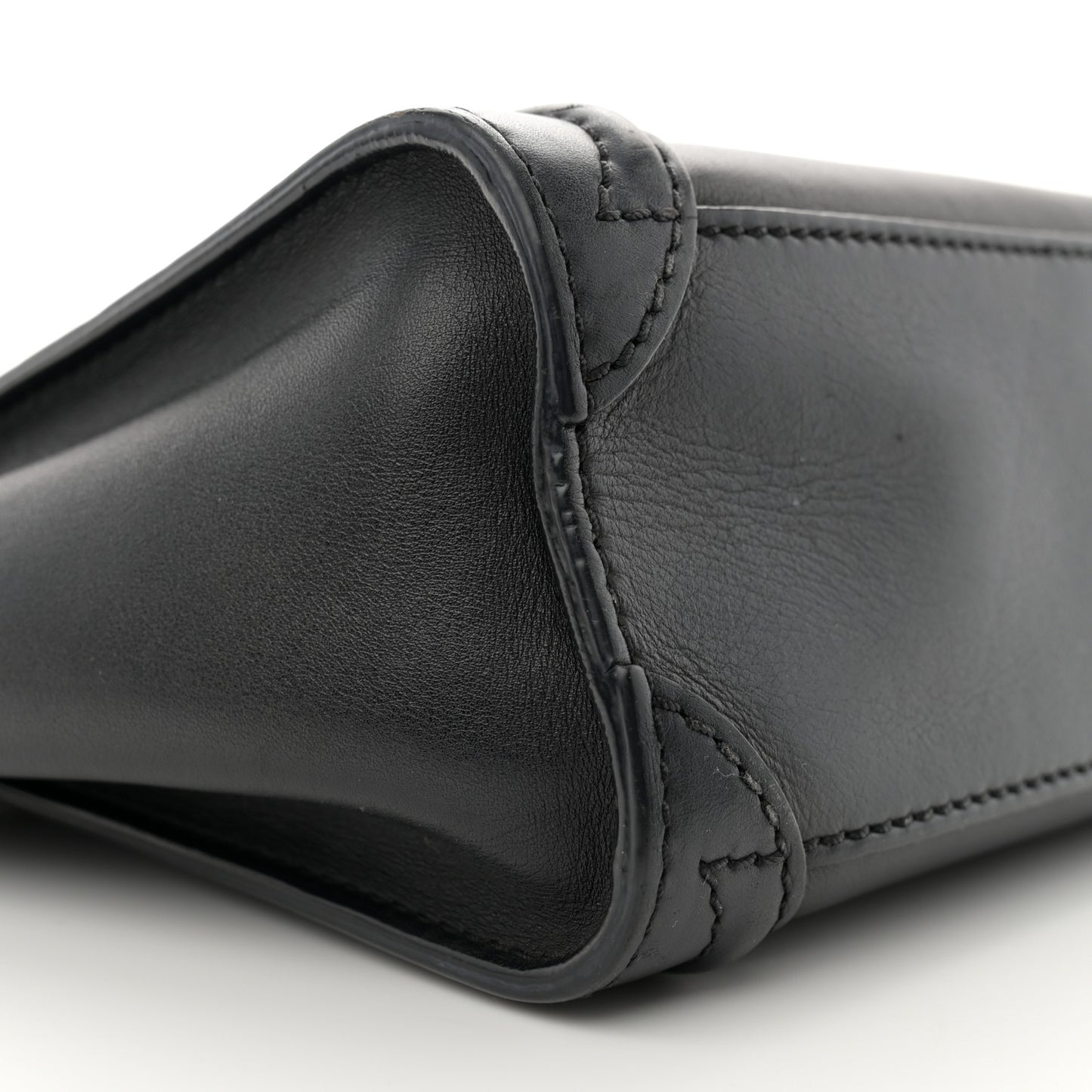Smooth Calfskin Nano Luggage Black