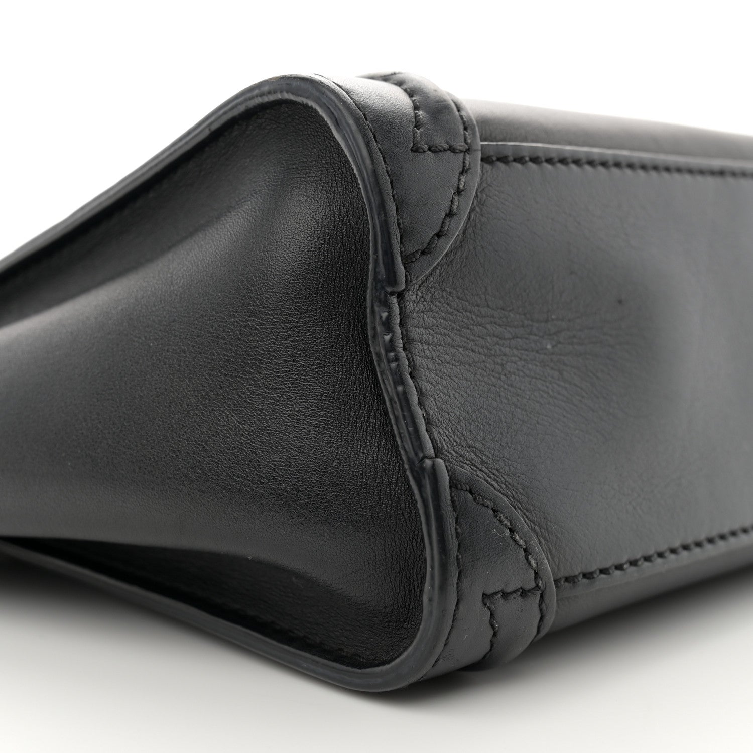 Celine Smooth Calfskin Nano Luggage Black 9 of 13