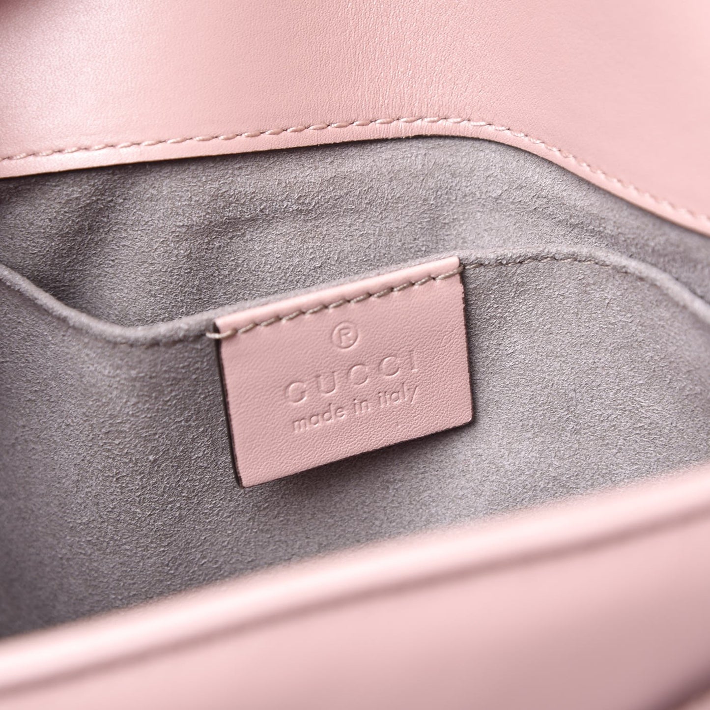 Calfskin Matelasse Mini GG Marmont Shoulder Bag Perfect Pink