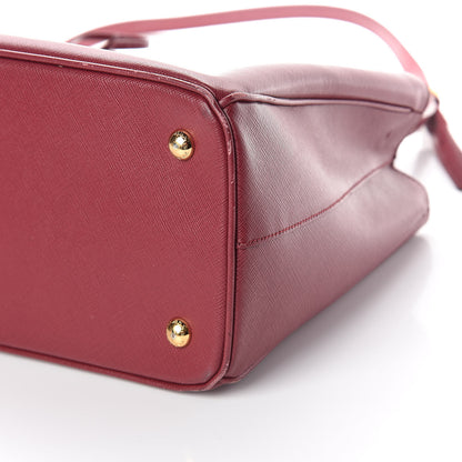 Prada Saffiano Medium Tote Cherry 11 of 13