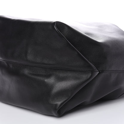 Saint Laurent Lambskin Teddy Drawstring Bag Black 10 of 11