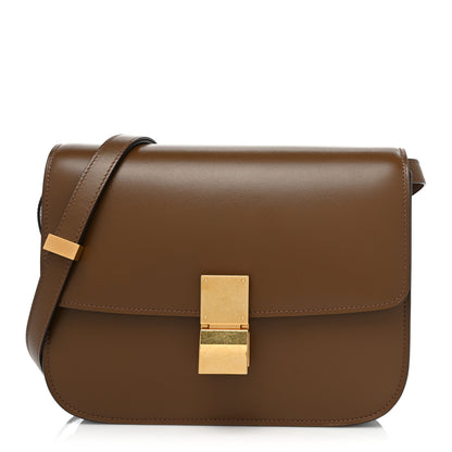 Celine Smooth Calfskin Medium Classic Box Flap Bag Camel 1 of 14