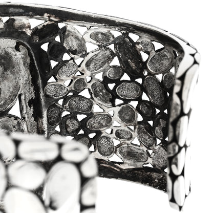 John Hardy Sterling Silver Kali Pebble Overlap Cuff Bracelet 4 of 5