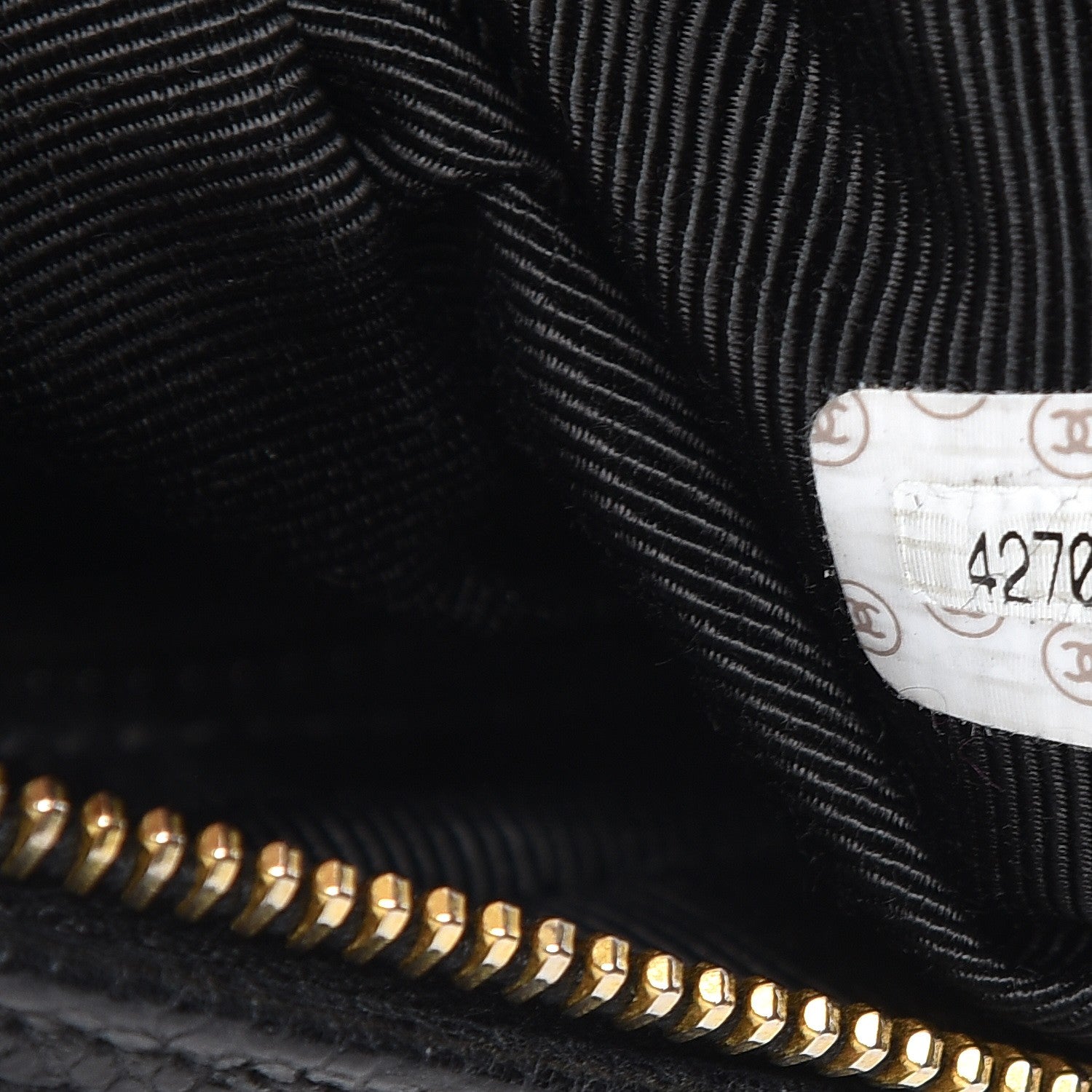 Chanel Caviar CC Shoulder Bag Black 7 of 12