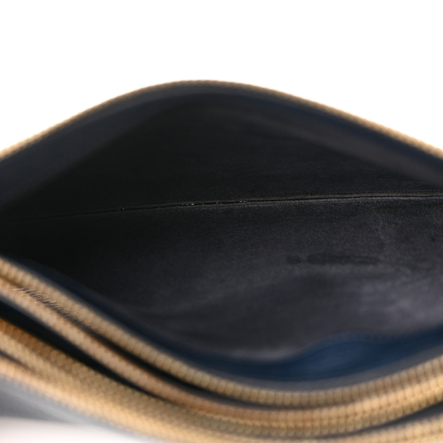 Lambskin Large Trio Crossbody Bag Navy Blue