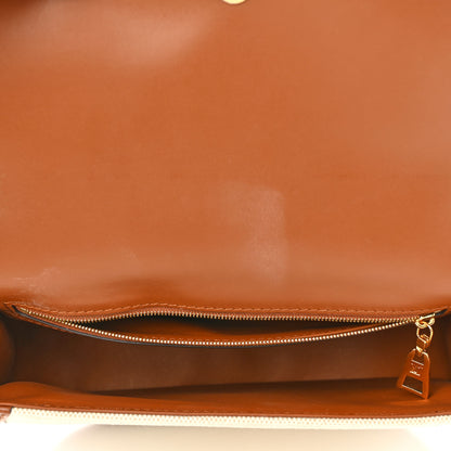 Louis Vuitton Canvas Smooth Calfskin LV Pont 9 Soft MM Caramel Brown 5 of 9