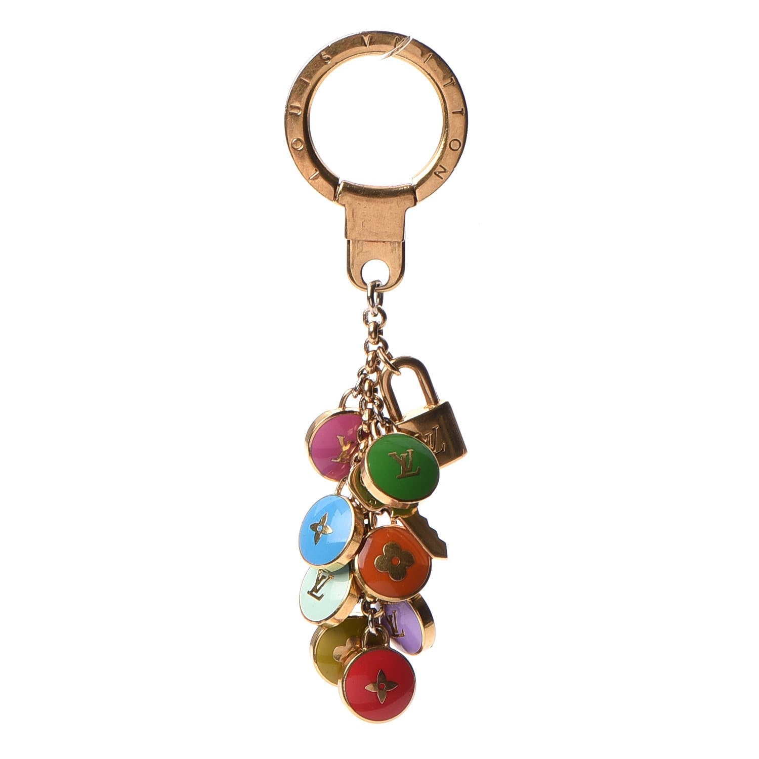 Louis Vuitton Monogram Multicolor Pastilles Key Ring Holder 1 of 4