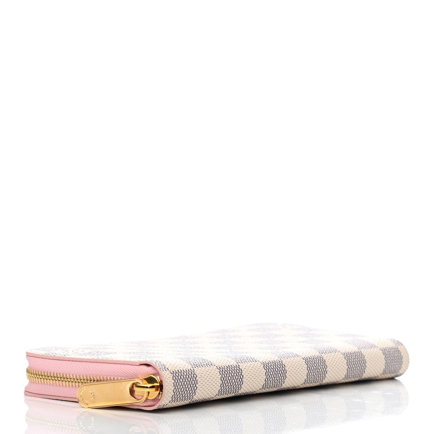 Louis Vuitton Damier Azur Zippy Wallet Rose Ballerine 8 of 14