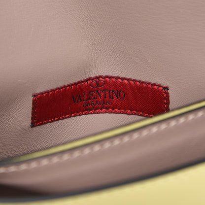 Valentino Garavani Nappa Small Rockstud Wristlet Clutch Light Yellow 6 of 7