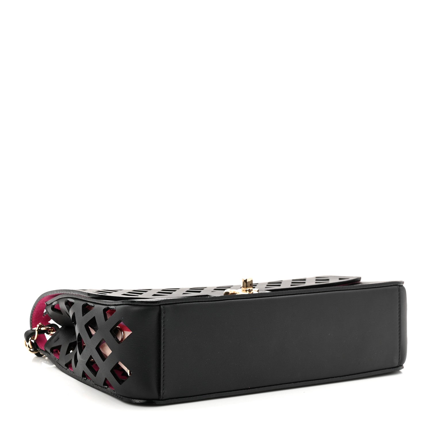Chanel Lambskin Sea Through Flap Black Multicolor 5 of 11