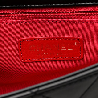 Chanel Calfskin Quilted Enchained Flap Black 6 of 10