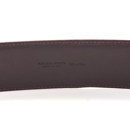 Bottega Veneta Nappa Intrecciato Belt 80 32 Burgundy Petal Pink 5 of 5