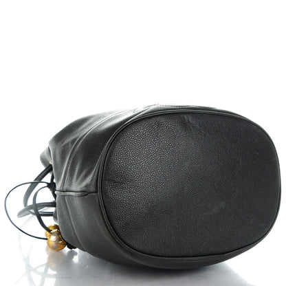 Chanel Caviar CC Drawstring Shoulder Bag Black 4 of 8