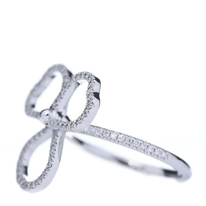 Tiffany Platinum Diamond Open Paper Flowers Ring 52 6 3 of 6