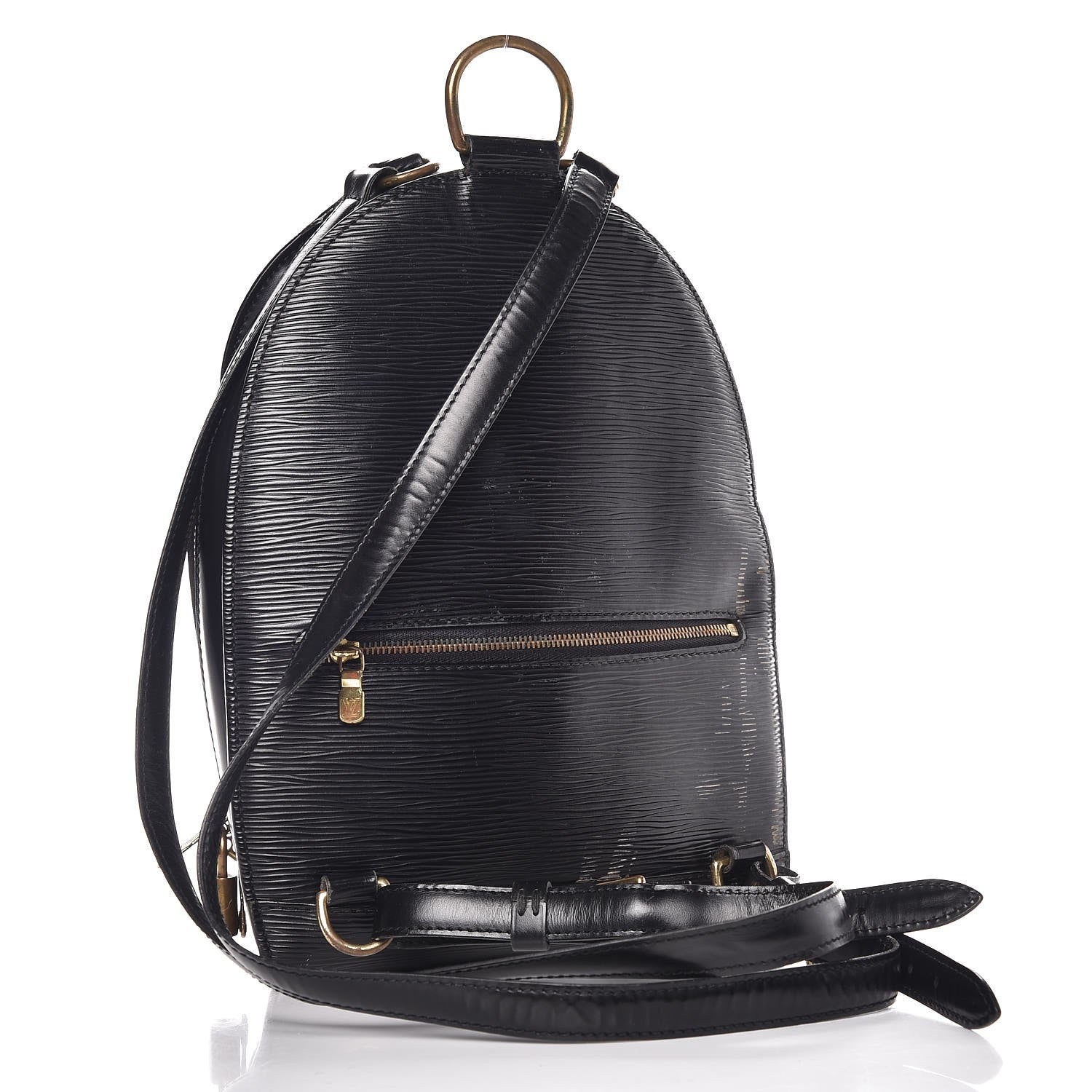 Louis Vuitton Epi Mabillon Backpack Black 3 of 13
